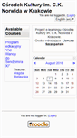 Mobile Screenshot of moodle.okn.edu.pl